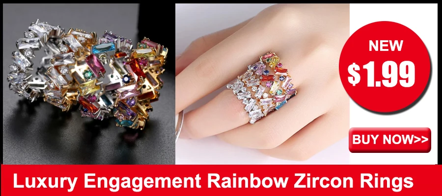 Ekopdee Luxury Band Zircon Rings For Women Eternity Promise CZ Crystal Finger Ring Engagement Wedding Jewelry Hot Sale Love Gift
