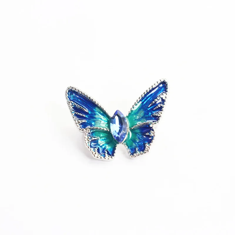 Fashion Pearl and Rhinestone Brooches for Women Baroque Trendy Butterfly Pins Clothes Accessories Wedding Gifts