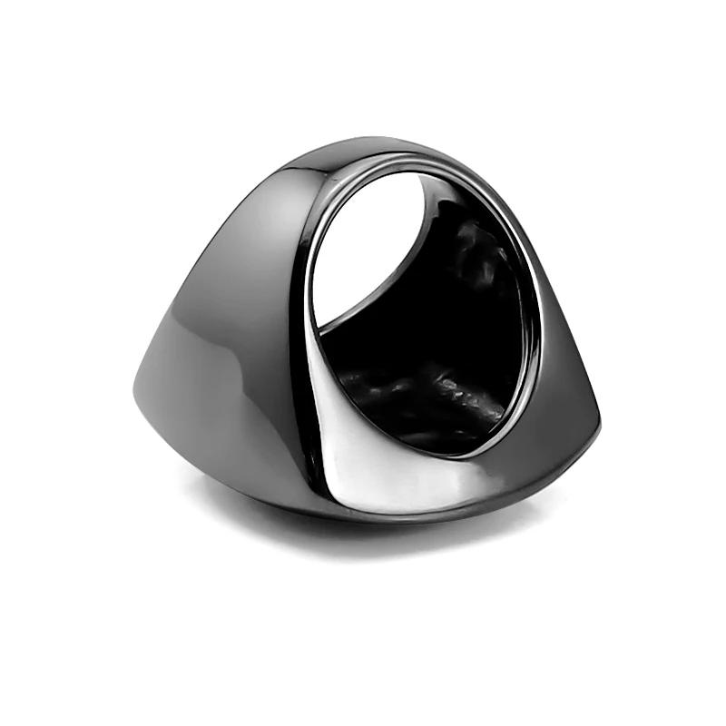 New Luxury Big gold ring girls fashion items sliver ring gold and gun color plating vintage ring men Wedding Party Jewelry Gifts