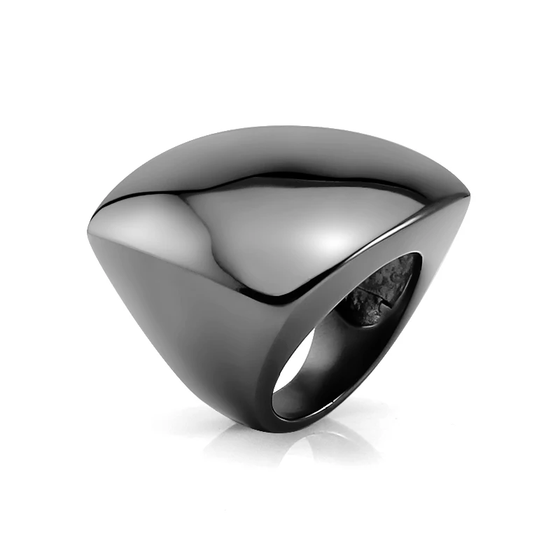 New Luxury Big gold ring girls fashion items sliver ring gold and gun color plating vintage ring men Wedding Party Jewelry Gifts