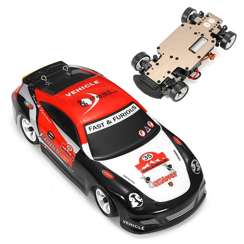 Wltoys RC 1/28 30Km/H 284131 K989 With Upgrade LCD Remote Control High Speed Racing Mosquito 2.4GHz Off-Road RTR Rally Drift Car