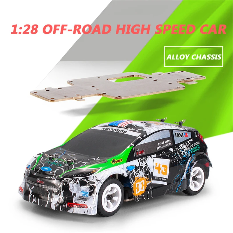 Wltoys RC 1/28 30Km/H 284131 K989 With Upgrade LCD Remote Control High Speed Racing Mosquito 2.4GHz Off-Road RTR Rally Drift Car
