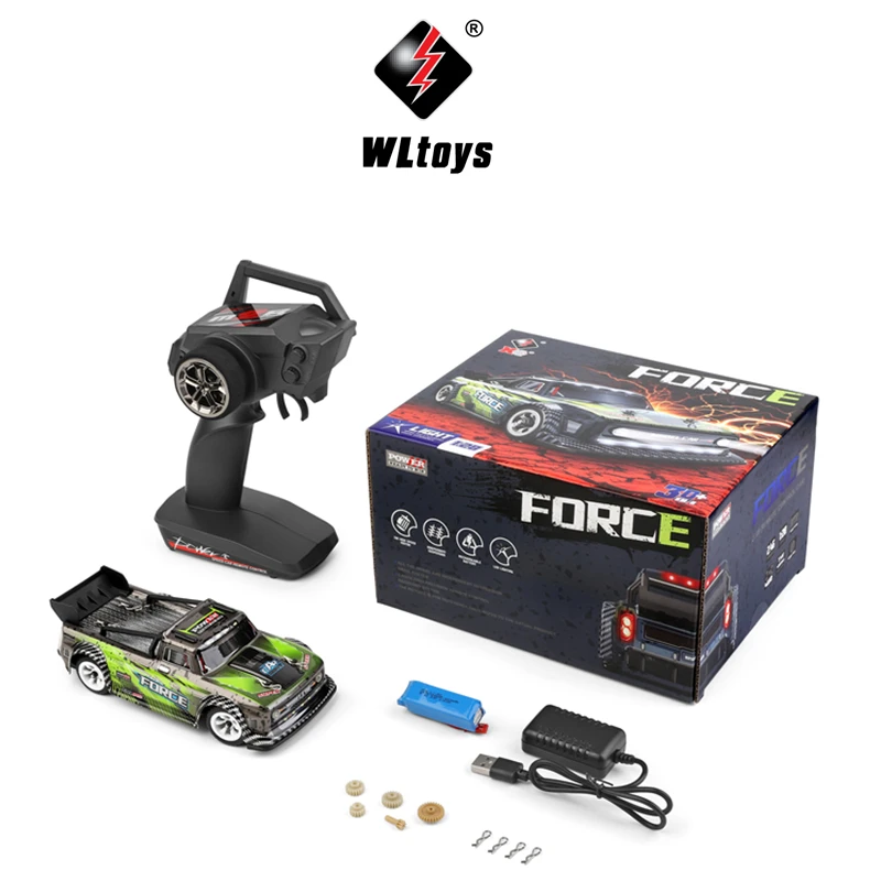 Wltoys RC 1/28 30Km/H 284131 K989 With Upgrade LCD Remote Control High Speed Racing Mosquito 2.4GHz Off-Road RTR Rally Drift Car