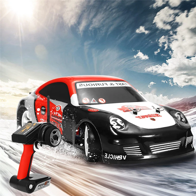 Wltoys RC 1/28 30Km/H 284131 K989 With Upgrade LCD Remote Control High Speed Racing Mosquito 2.4GHz Off-Road RTR Rally Drift Car