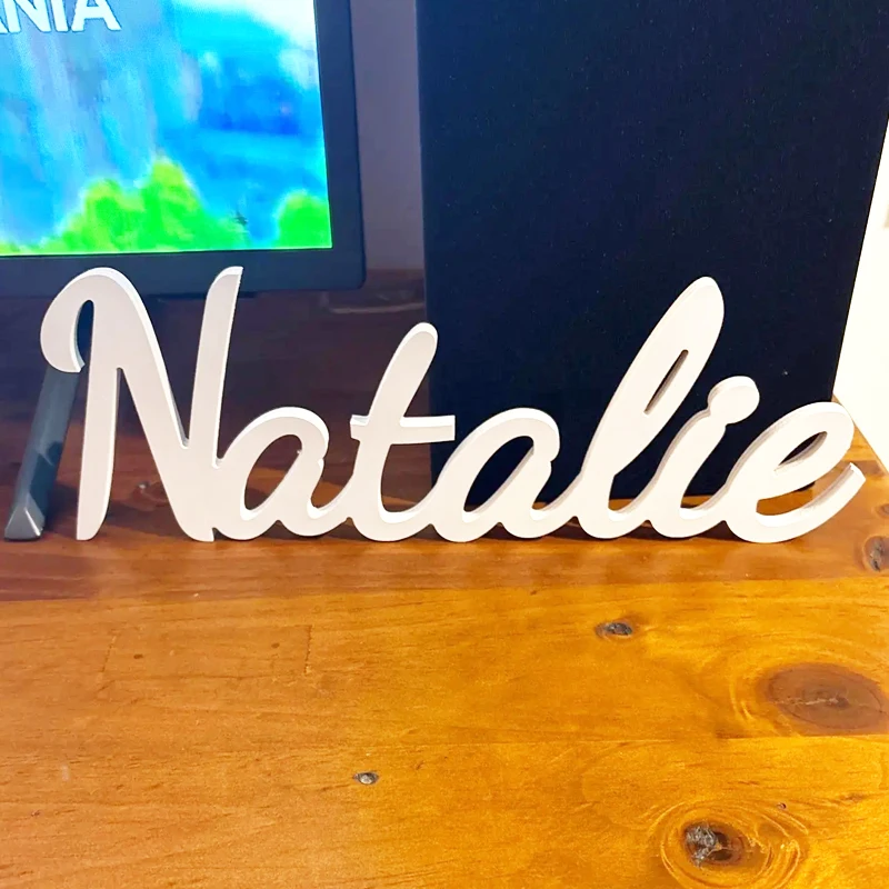 Custom Wooden Names or Words, Custom Wood Names to Personalize Walls and Decor, Wood Word Signs, Names on a Base