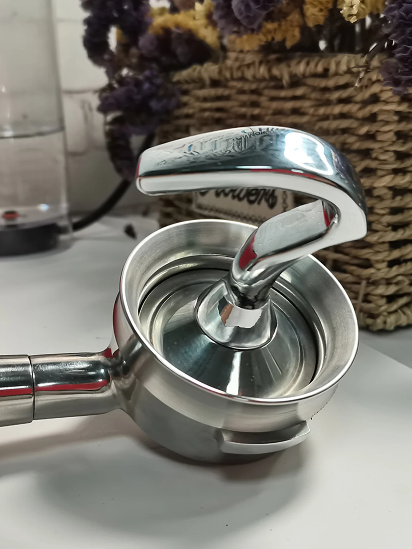 51/53/57.5/58/58.35mm Stainless Steel Intelligent Dosing Ring Brewing Bowl Coffee Powder For Espresso Barista Funnel Portafilter