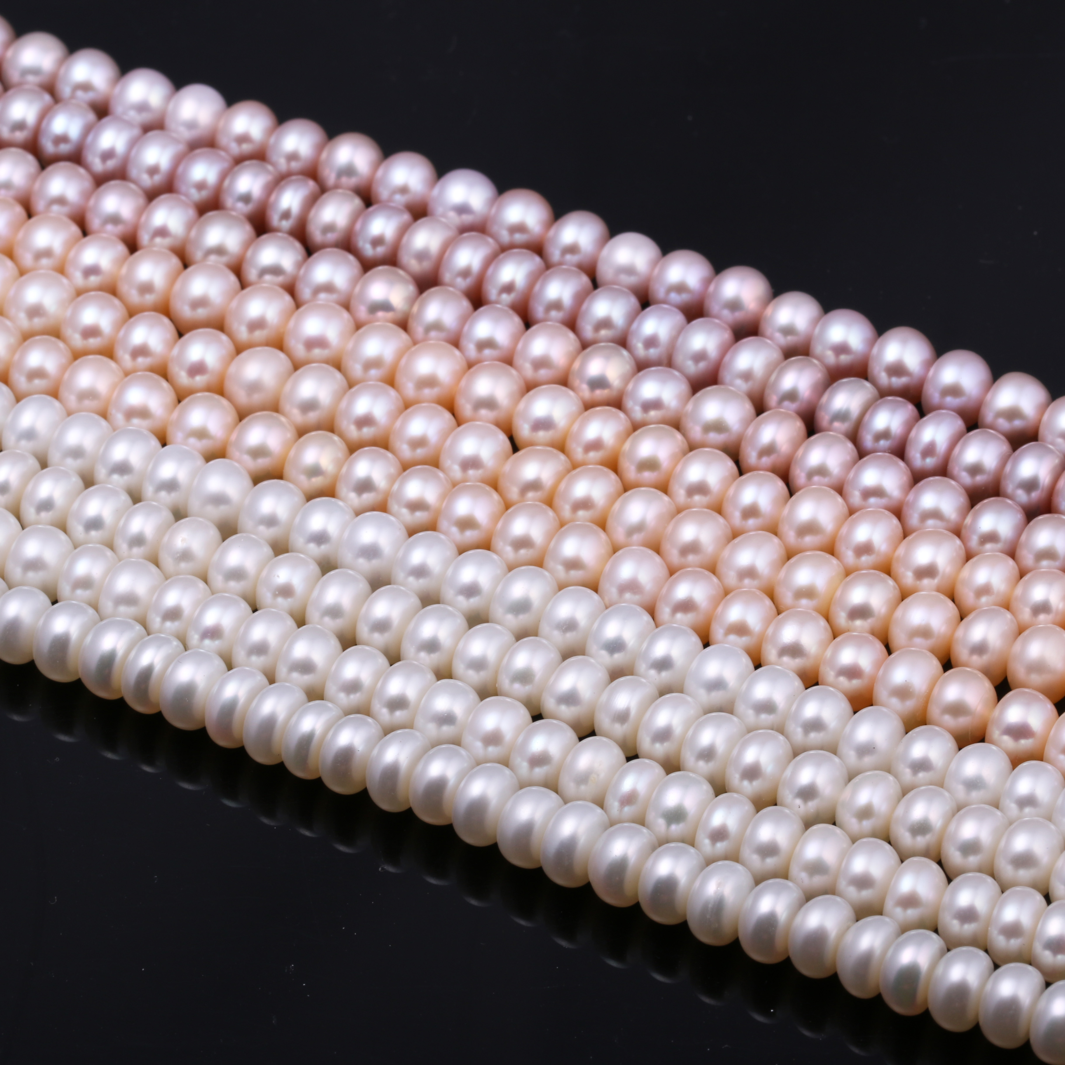 Natural Freshwater Pearls Beads High Quality 36 cm Punch Loose Pearls Bead For Jewelry Making DIY Women Necklace Bracelet 6-7 mm