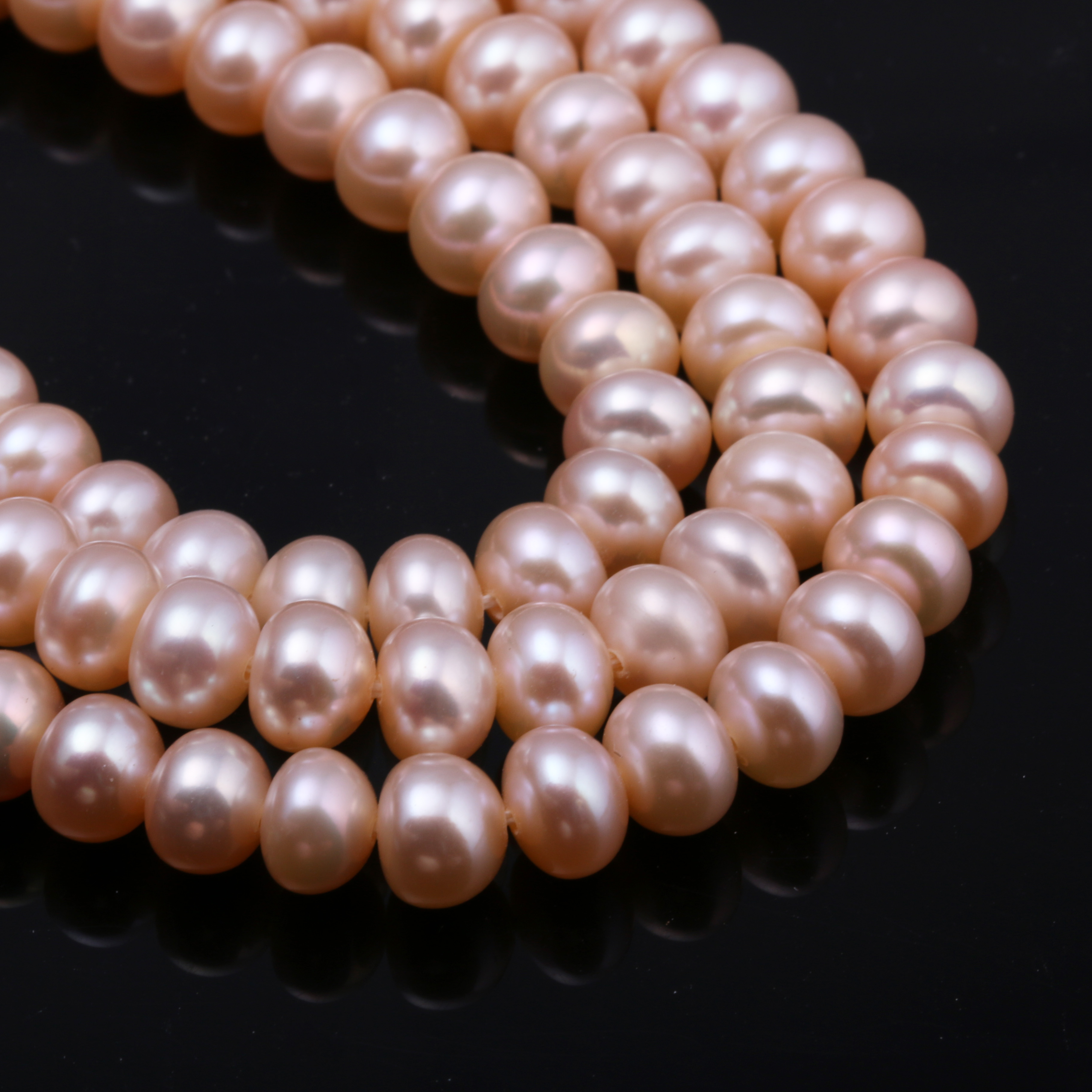 Natural Freshwater Pearls Beads High Quality 36 cm Punch Loose Pearls Bead For Jewelry Making DIY Women Necklace Bracelet 6-7 mm