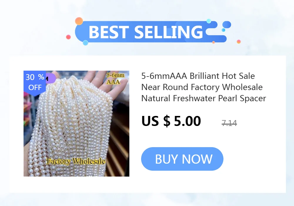 Natural Freshwater Pearls Beads High Quality 36 cm Punch Loose Pearls Bead For Jewelry Making DIY Women Necklace Bracelet 6-7 mm