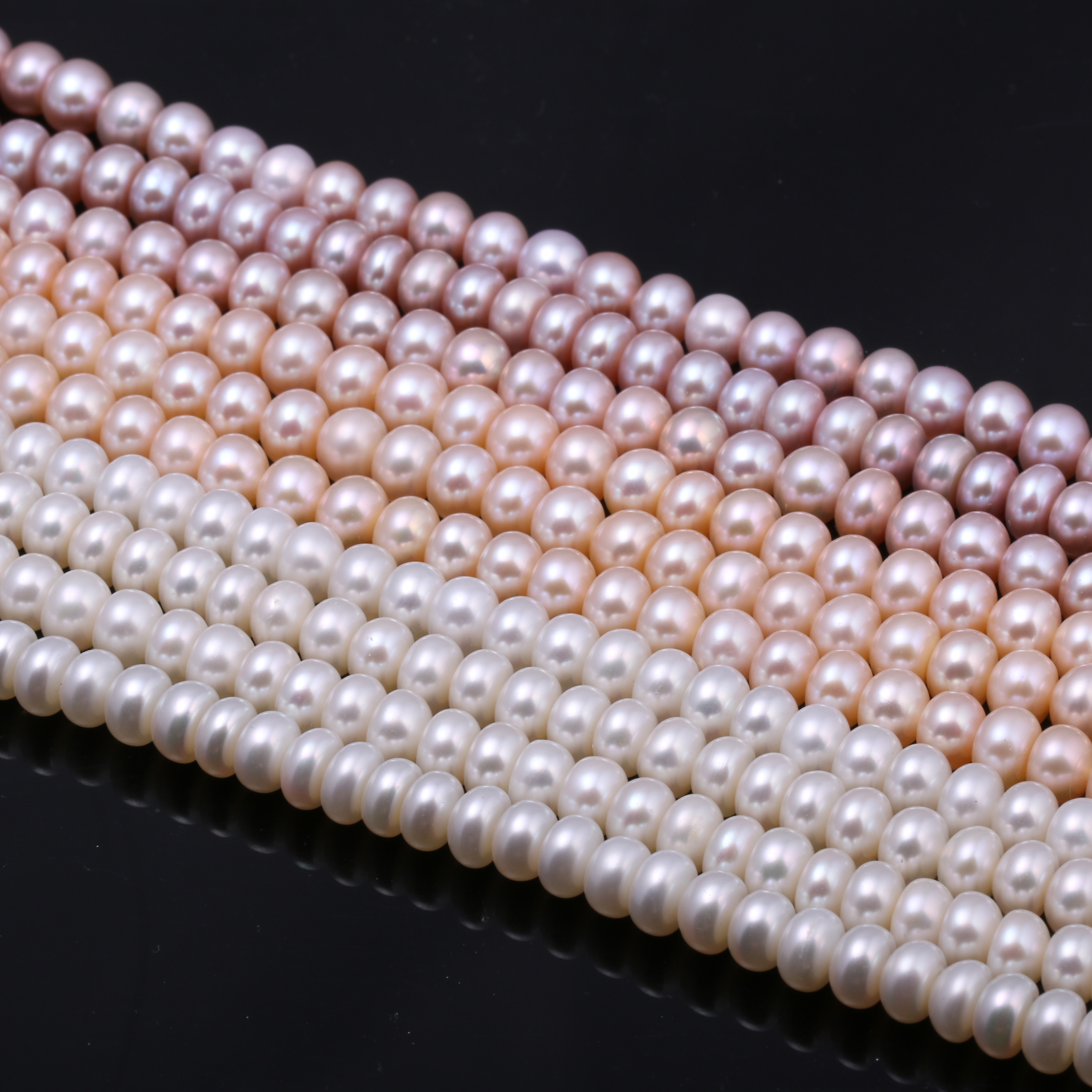 Natural Freshwater Pearls Beads High Quality 36 cm Punch Loose Pearls Bead For Jewelry Making DIY Women Necklace Bracelet 6-7 mm