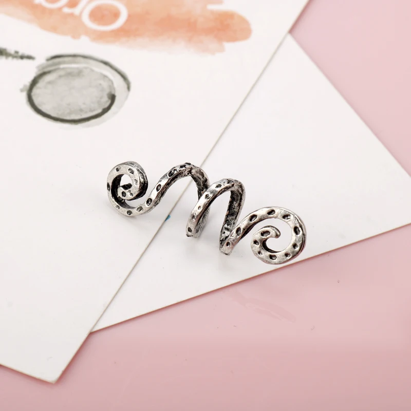 Viking Spiral Charms Beads for Hair Braids for Beard Hair Beads Jewelry Vintage Women Girl Hairpin Hair Clips Accessories-15