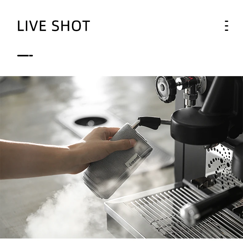 MHW-3BOMBER Coffee Bar Square Towels Barista Cleaning Cloths Professional Espresso Maker Tools Home Kitchen Accessories