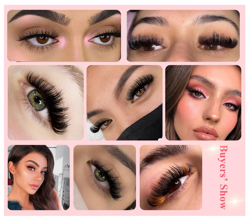 Lakanaku 320 Fans Premade Volume Fans 3D 4D 5D 6D Soft Cashmere Matte Eyelashes Large Capacity Cilios Individual Lash Extension