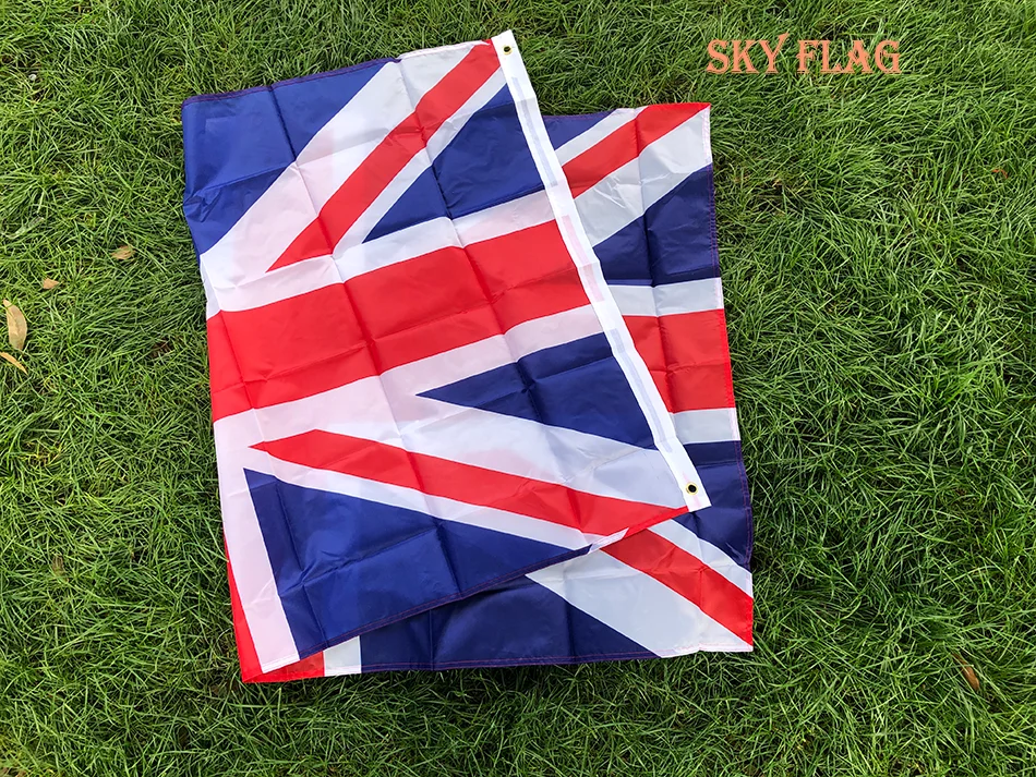 (SKY FLAG) UK Flags 60X90CM 90x150cm England Country State Flag Polyester United Kingdom National Brand Flag Great Britain Banne