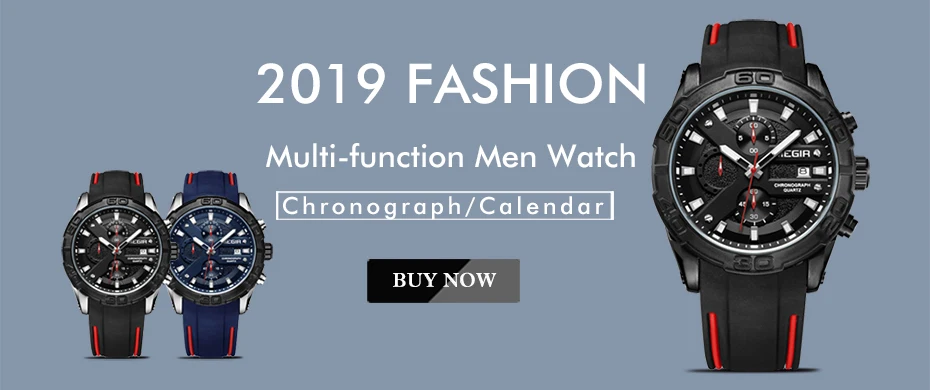 MEGIR Fashion Man's Quartz Analog Wristwatch Brand Waterproof Luxury Leather Watches for Men Casual Black Watch Male 1010