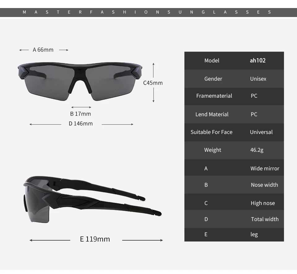 Cycling Glasses Sunglasses For Men Women Sport Outdoor Sun Glasses Bike Wrap Eyeglasses Bicycle Windproof Eyewear Goggles UV400