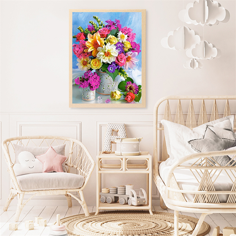 40x50cm Wooden frame for canvas oil Painting by numbers diy inner frame for photo for wall home decoration