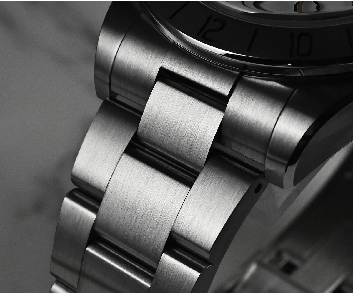 San Martin Upgraded 38.3mm BB GMT Hangzhou 6460 Men Automatic Mechanical Watches Sport Sapphire Luminous Waterproof 100m SN0054