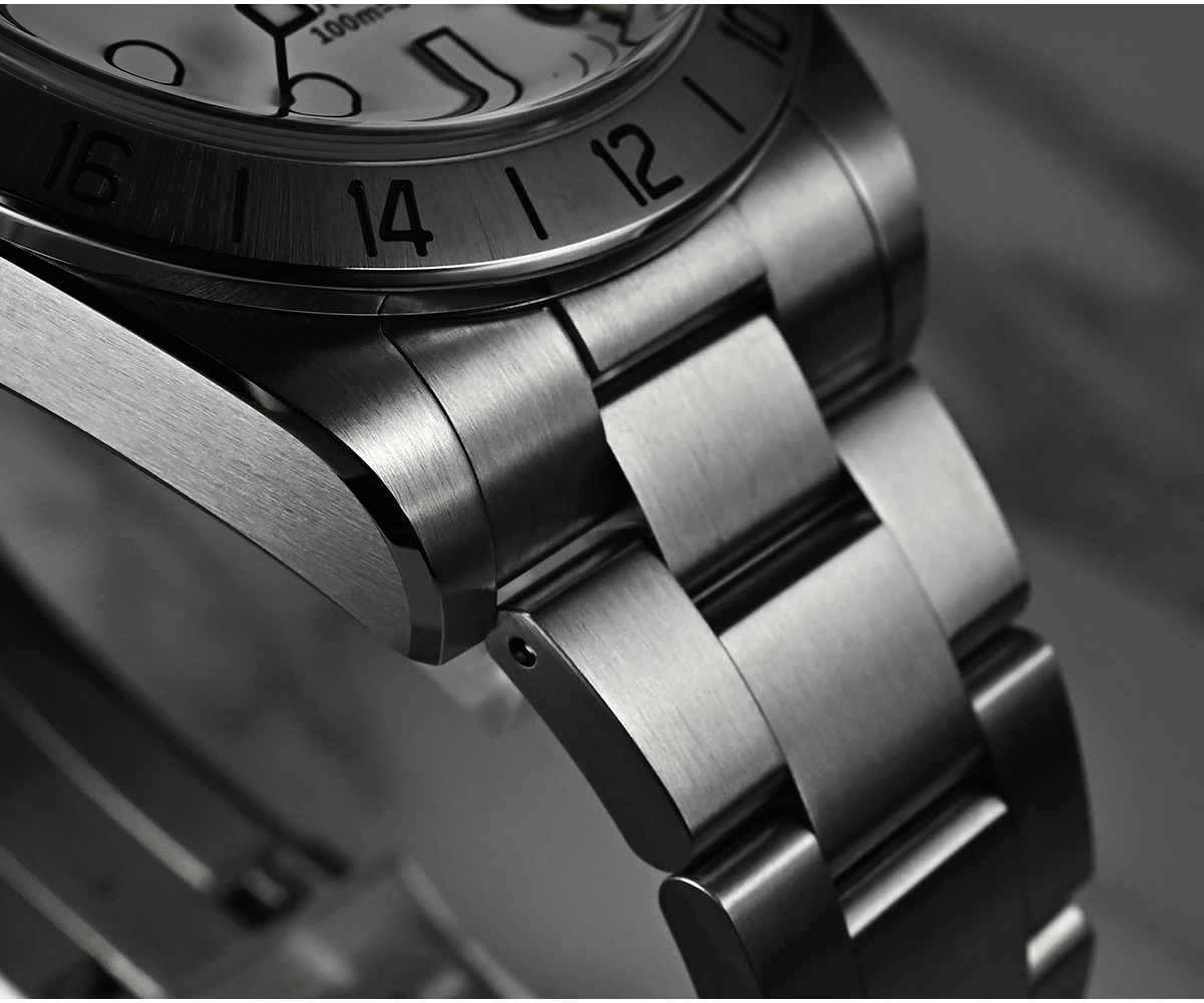 San Martin Upgraded 38.3mm BB GMT Hangzhou 6460 Men Automatic Mechanical Watches Sport Sapphire Luminous Waterproof 100m SN0054