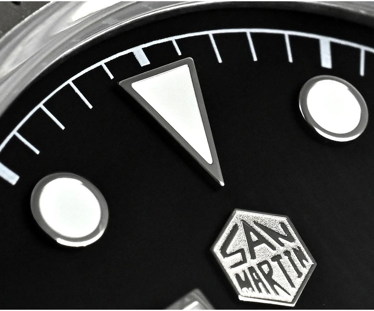 San Martin Upgraded 38.3mm BB GMT Hangzhou 6460 Men Automatic Mechanical Watches Sport Sapphire Luminous Waterproof 100m SN0054