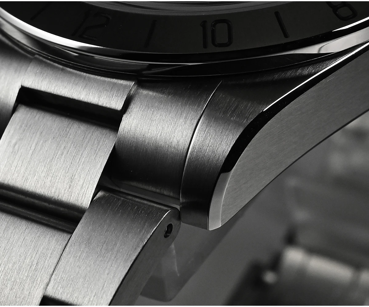 San Martin Upgraded 38.3mm BB GMT Hangzhou 6460 Men Automatic Mechanical Watches Sport Sapphire Luminous Waterproof 100m SN0054
