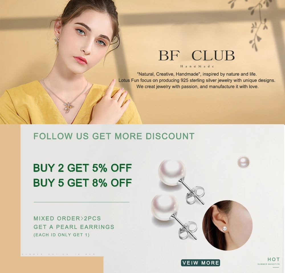 BFCLUB Silver Color Unique Pearl Ring For Women Jewelry Finger Open Vintage Handmade Ring Allergy For Party Birthday Gift