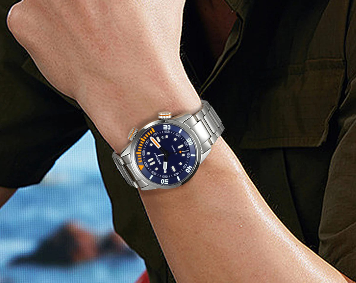 BERNY 20Bar Diver Men Mechanical Watch Miyota 8215 Super Luminous Sapphire Swiming Automatic Self Wind Silicone Men Wristwatch