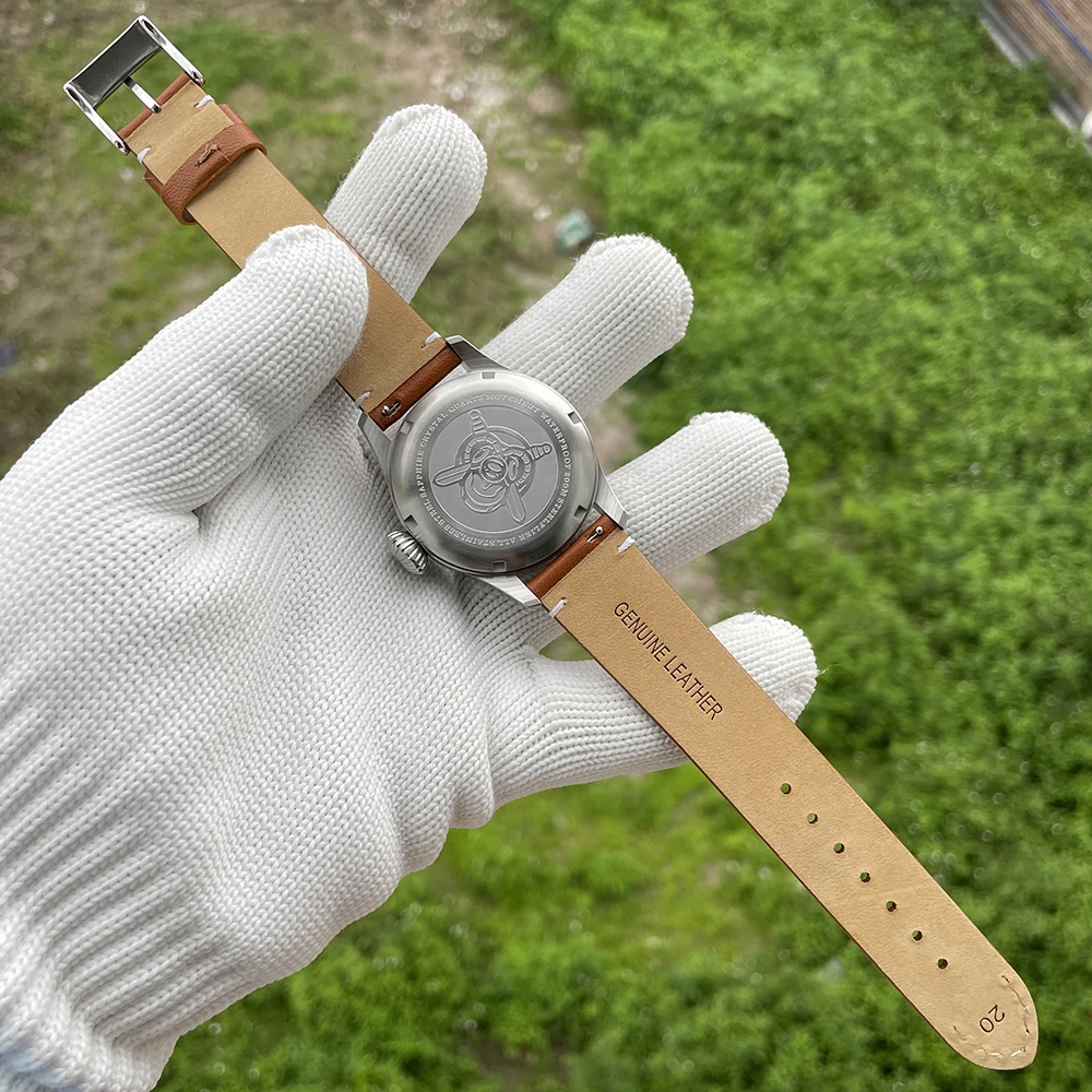 STEELFLIER Official SF746 Quartz Wristwatch VH60 Mute Movement 4 Pointers Swiss BGW9 C3 Luminous Fashion 200M Waterproof Watch