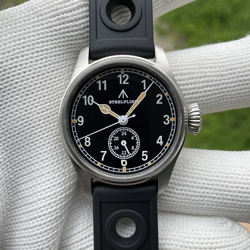 STEELFLIER Official SF746 Quartz Wristwatch VH60 Mute Movement 4 Pointers Swiss BGW9 C3 Luminous Fashion 200M Waterproof Watch