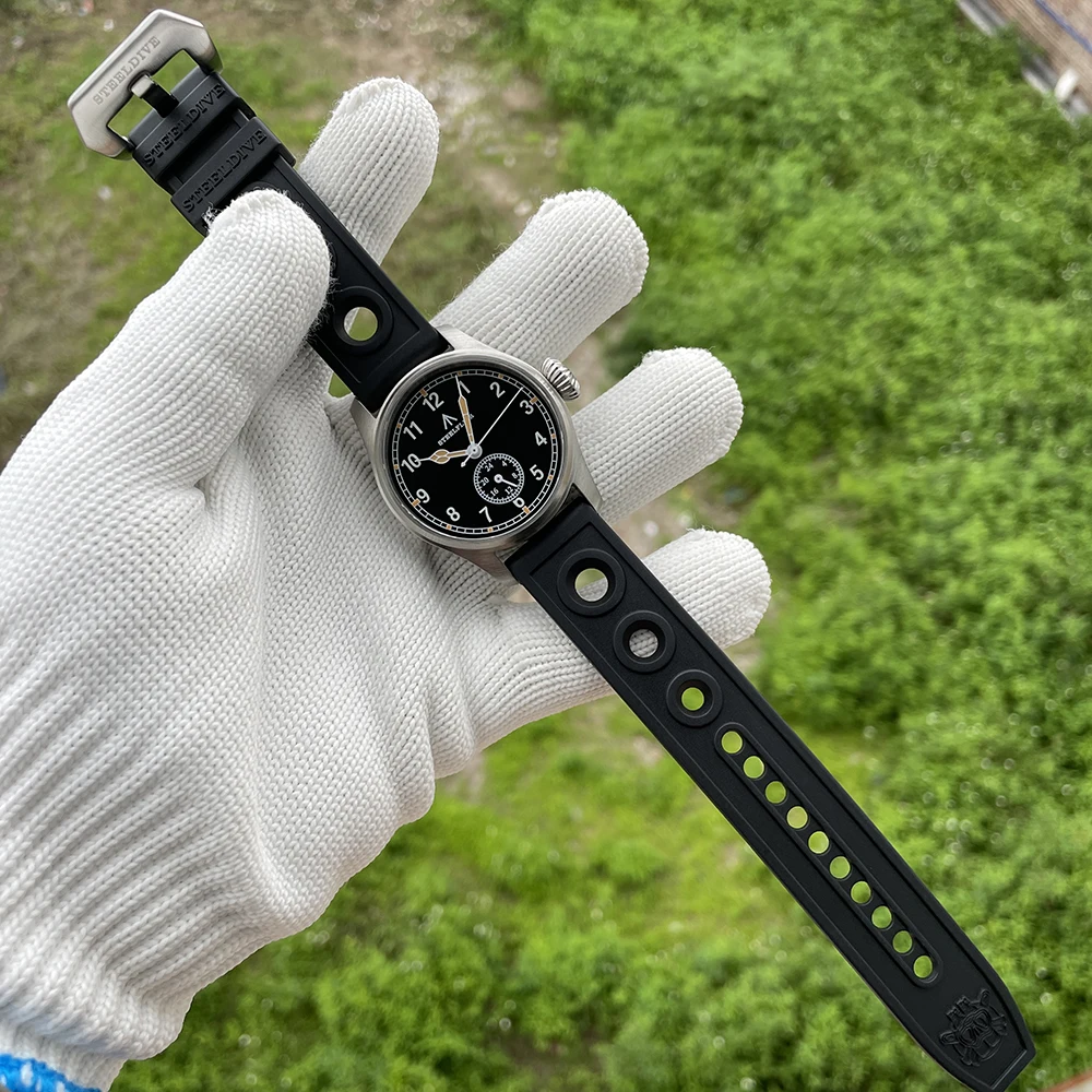 STEELFLIER Official SF746 Quartz Wristwatch VH60 Mute Movement 4 Pointers Swiss BGW9 C3 Luminous Fashion 200M Waterproof Watch