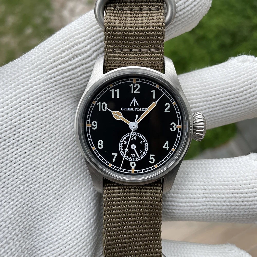 STEELFLIER Official SF746 Quartz Wristwatch VH60 Mute Movement 4 Pointers Swiss BGW9 C3 Luminous Fashion 200M Waterproof Watch