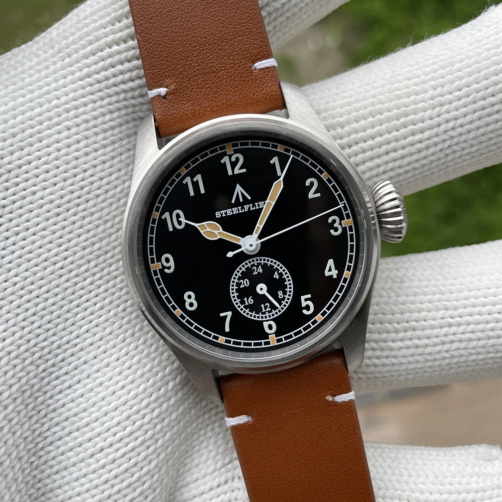 STEELFLIER Official SF746 Quartz Wristwatch VH60 Mute Movement 4 Pointers Swiss BGW9 C3 Luminous Fashion 200M Waterproof Watch
