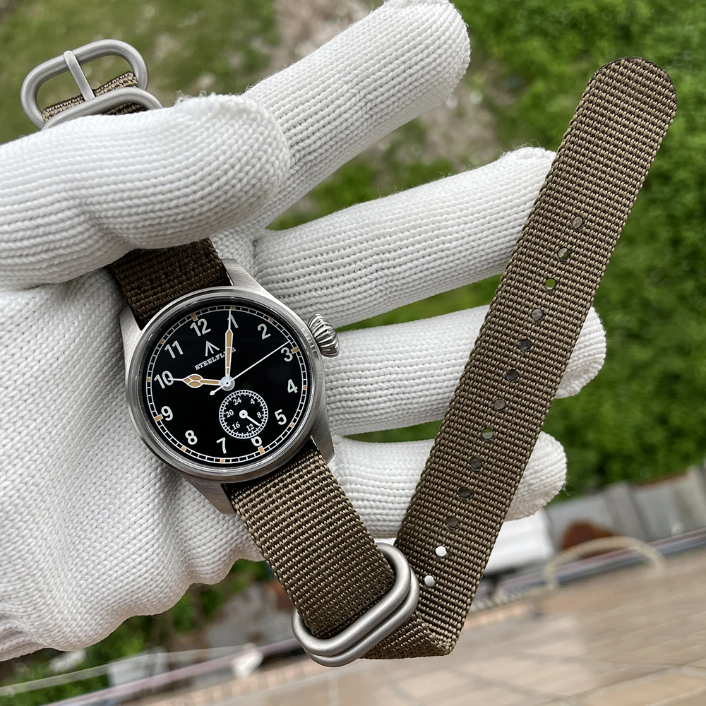 STEELFLIER Official SF746 Quartz Wristwatch VH60 Mute Movement 4 Pointers Swiss BGW9 C3 Luminous Fashion 200M Waterproof Watch