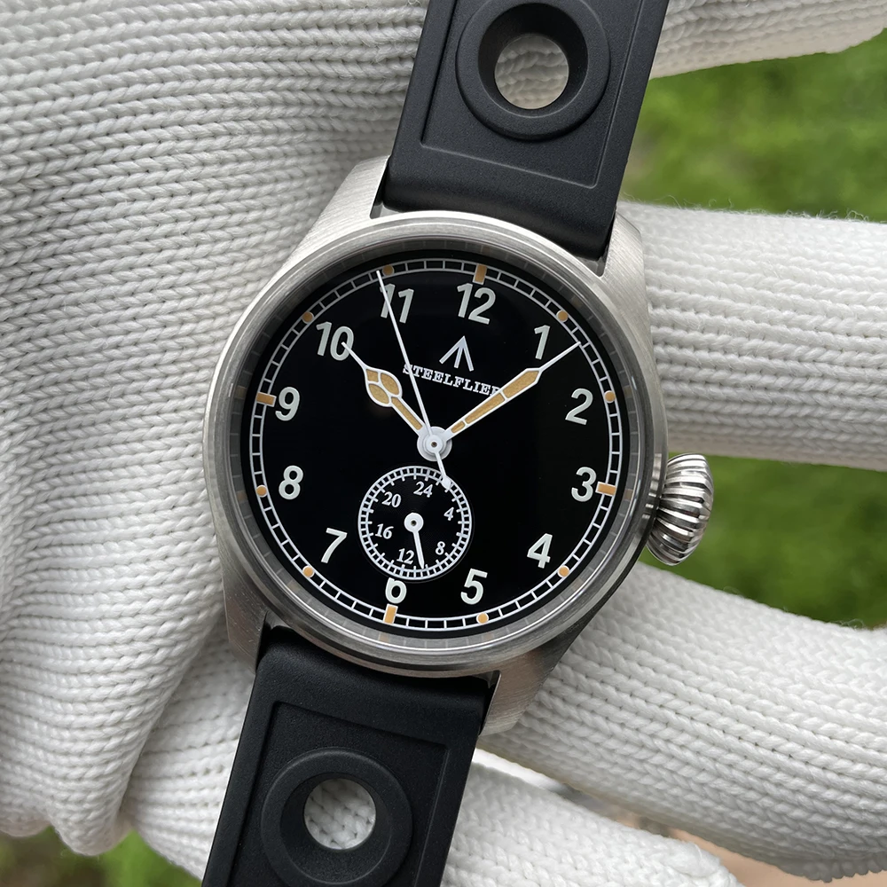 STEELFLIER Official SF746 Quartz Wristwatch VH60 Mute Movement 4 Pointers Swiss BGW9 C3 Luminous Fashion 200M Waterproof Watch
