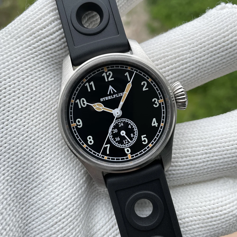 STEELFLIER Official SF746 Quartz Wristwatch VH60 Mute Movement 4 Pointers Swiss BGW9 C3 Luminous Fashion 200M Waterproof Watch