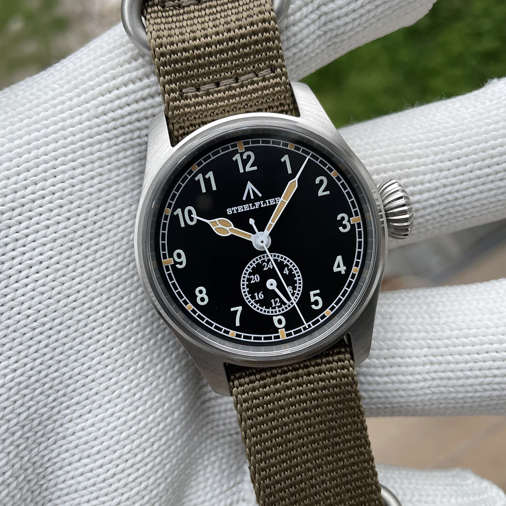 STEELFLIER Official SF746 Quartz Wristwatch VH60 Mute Movement 4 Pointers Swiss BGW9 C3 Luminous Fashion 200M Waterproof Watch