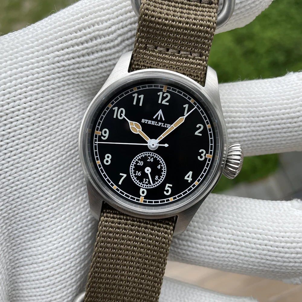 STEELFLIER Official SF746 Quartz Wristwatch VH60 Mute Movement 4 Pointers Swiss BGW9 C3 Luminous Fashion 200M Waterproof Watch