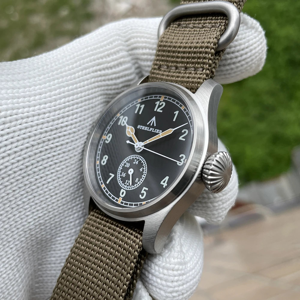 STEELFLIER Official SF746 Quartz Wristwatch VH60 Mute Movement 4 Pointers Swiss BGW9 C3 Luminous Fashion 200M Waterproof Watch