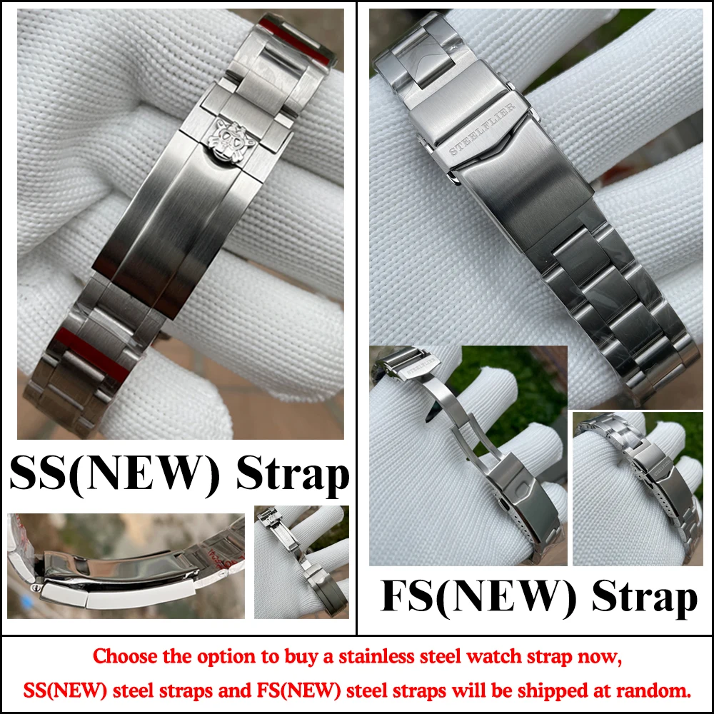 STEELFLIER Official SF746 Quartz Wristwatch VH60 Mute Movement 4 Pointers Swiss BGW9 C3 Luminous Fashion 200M Waterproof Watch