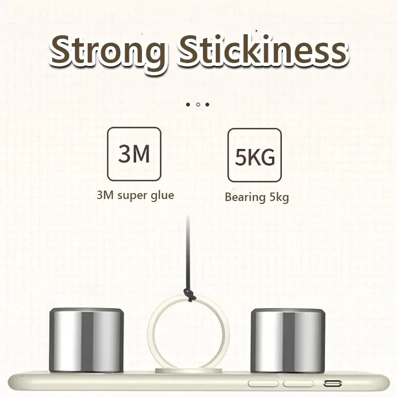 Finger Ring Phone Holder Colorful Stand Grip for Car Magnetic Mount Mobile Phone Back Sticker 360 Rotating Holder Bracket iphone