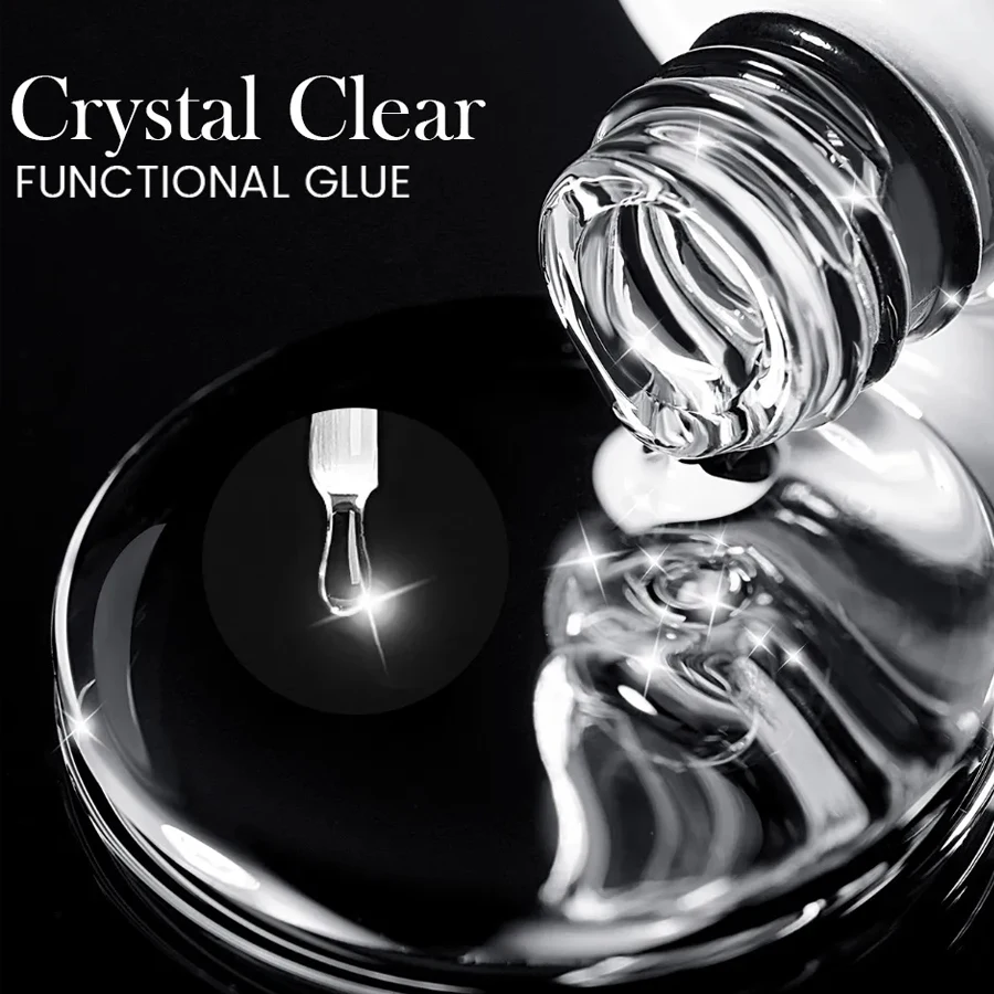 XEIJAYI Clear Building Nail Gel Nail Polish For Strengthener Gel Extension Gel Base Coat In A Bottle Soak Off UV LED Gel Nail