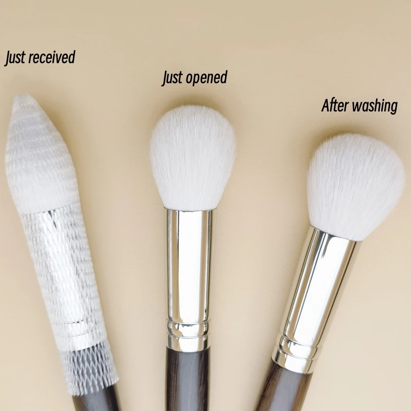 Blush Makeup Brush Powder Natural Fine Goat Hair Luxury Ebony Handle Make Up Brushes Beauty Tools