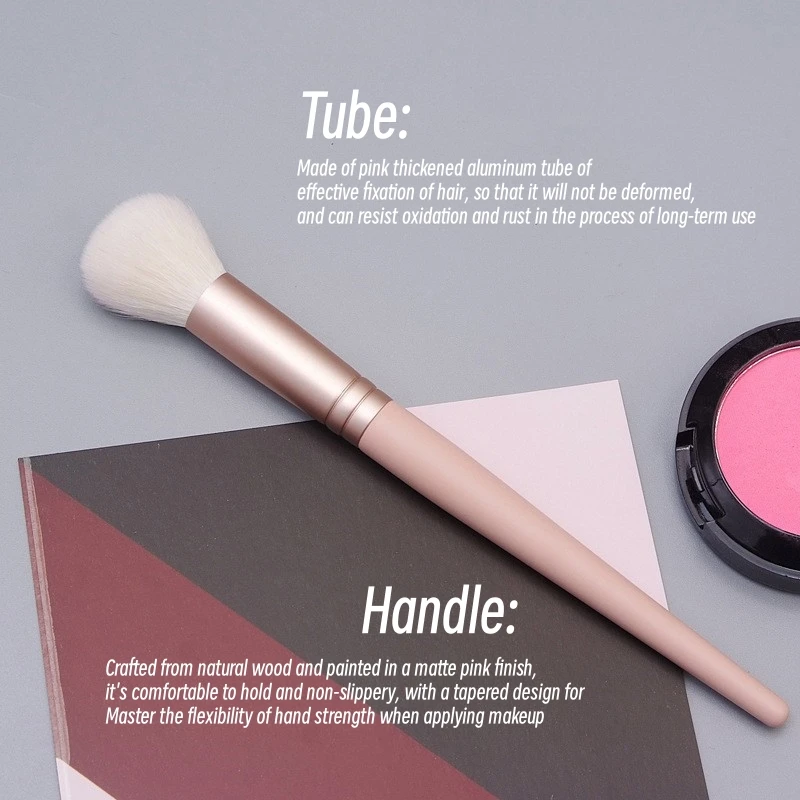 Blush Makeup Brush Powder Natural Fine Goat Hair Luxury Ebony Handle Make Up Brushes Beauty Tools