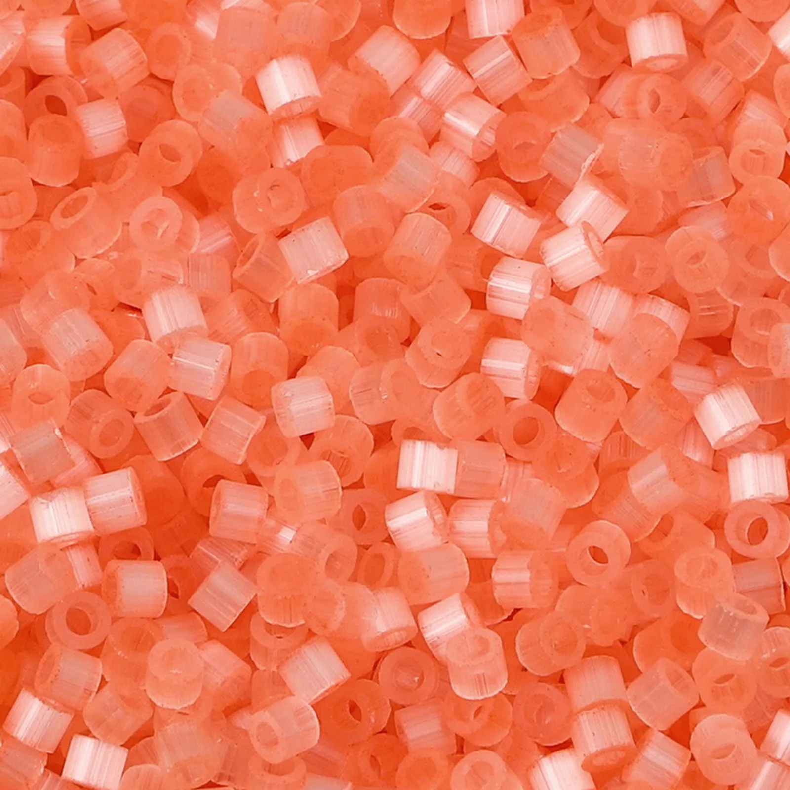 Hot Sell 10Grams Colorful Glass Seed Beads Cylinder Cat's Eye Imitation Loose Spacer Bead DIY Jewelry Making About 2.5mm Dia.