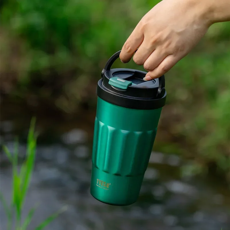 400ml/500ml TYESO Vacuum Flasks Thermoses Stainless Thermos Water Bottles Cup 304 Original Car Tumbler Cold and hot Coffee Mug