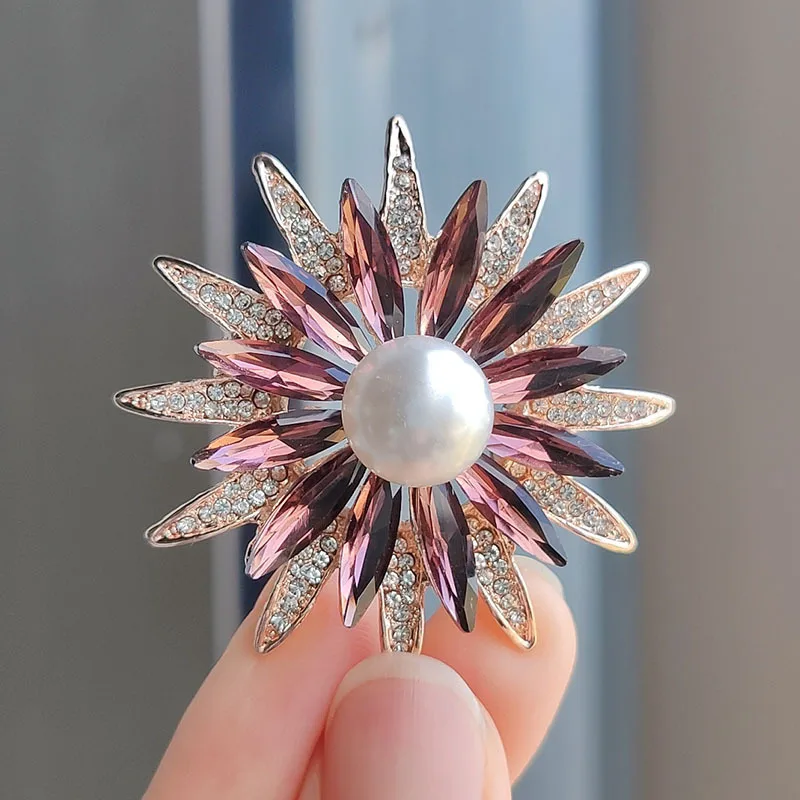 Vintage Rhinestone Evil Eyes Brooches For Women Men Clothing Suit Metal Alloy Pearl Black Blue Eye Brooch Pins Jewelry Sets Gift