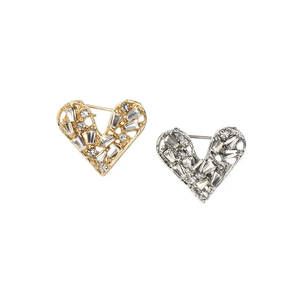 New Rhinestone Brooches Women Exquisite Retro Pins Small Cute Fashion Jewelry Accessories