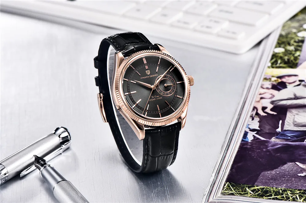 New PAGANI DESIGN Top Brand Men's Quartz Watch Sapphire Glass 40mm Automatic Watch Sports Waterproof Men's Watch Reloj Hombre