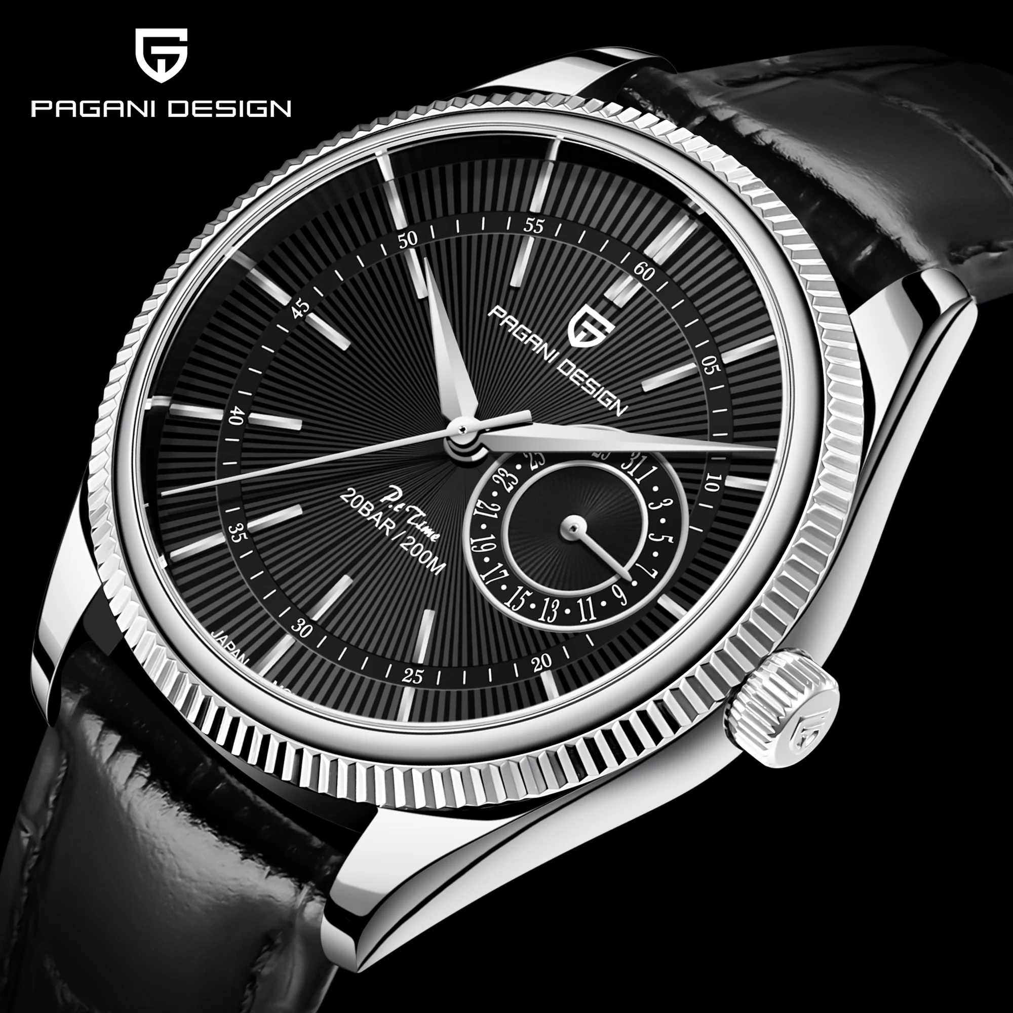 New PAGANI DESIGN Top Brand Men's Quartz Watch Sapphire Glass 40mm Automatic Watch Sports Waterproof Men's Watch Reloj Hombre