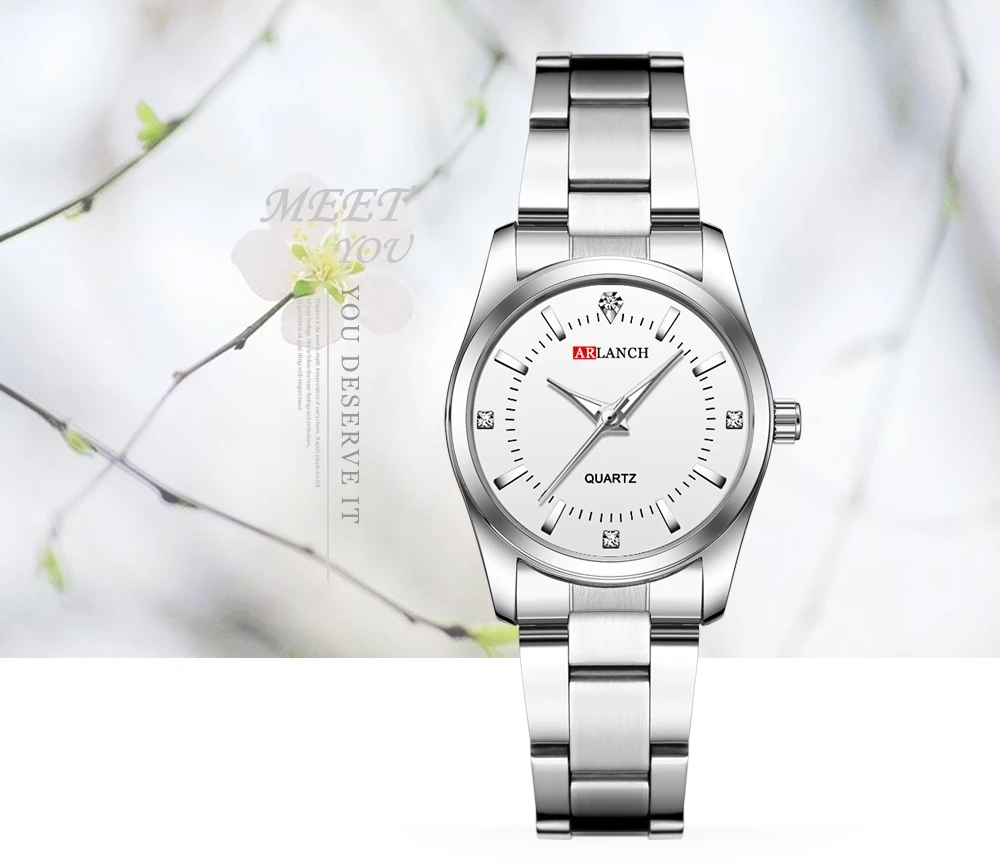 Luxury Women's Watch 29mm Fashionable Stainless Steel Rhinestone Pink Minimalist Girl Clock Outdoor Travel Women Wrist Watches